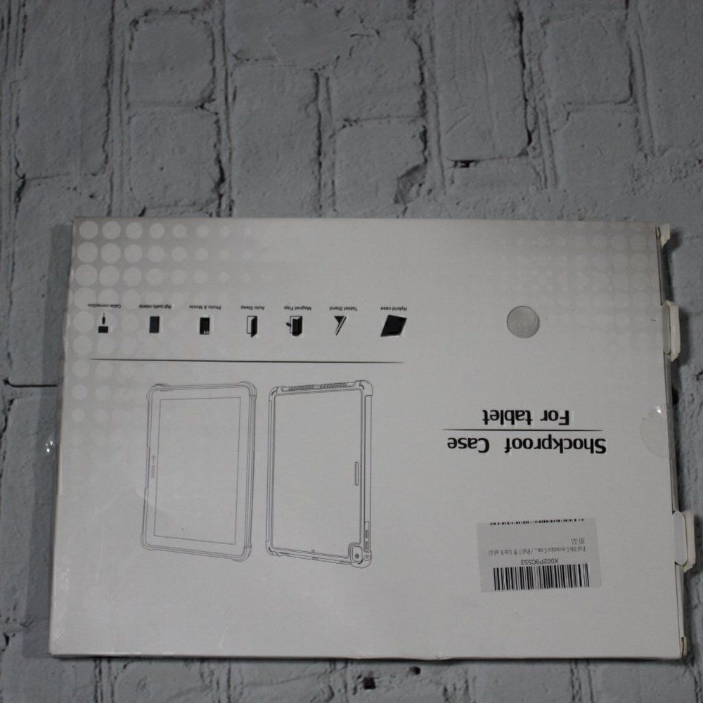 iPad 7th/8th Generation Shockproof TriFold Case WHITE MARBLE 10.2" - Picture 4 of 4